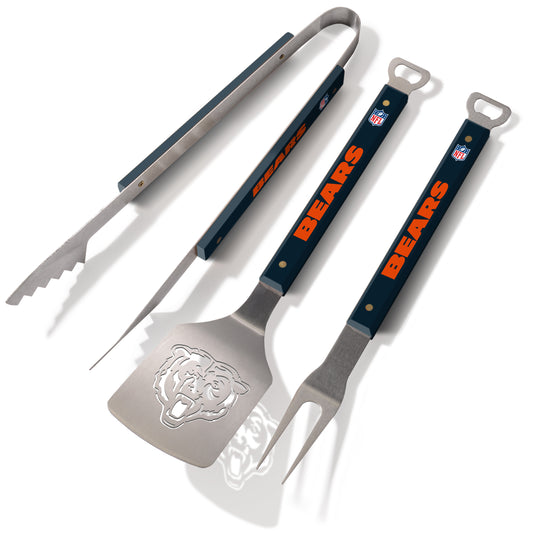 CHICAGO BEARS 3-PIECE SPORTULA BBQ UTENSIL SET