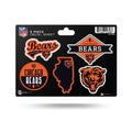CHICAGO BEARS 5-PIECE STICKER SHEET