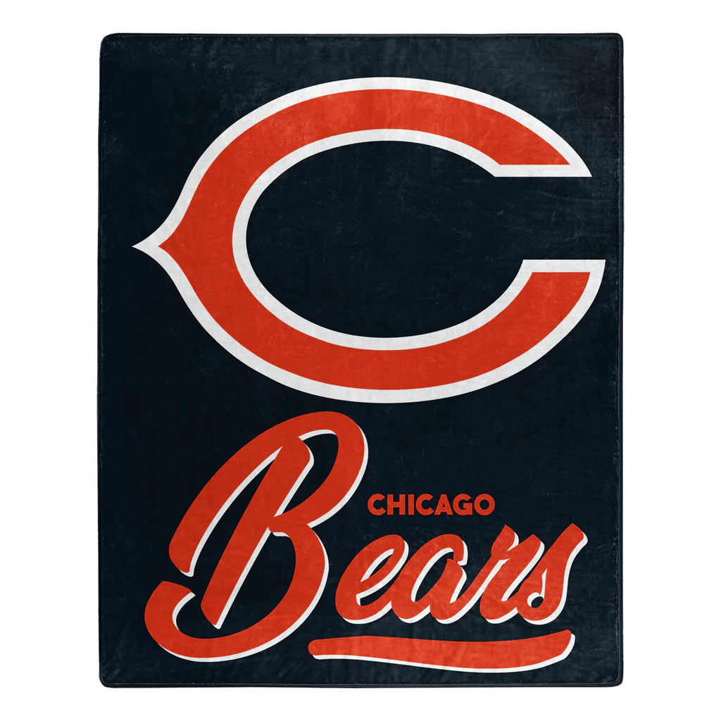CHICAGO BEARS 50"X60" RASCHELTHROW BLANKET