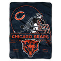 CHICAGO BEARS 60"X80" ROYAL PLUSH RASCHEL BLANKET