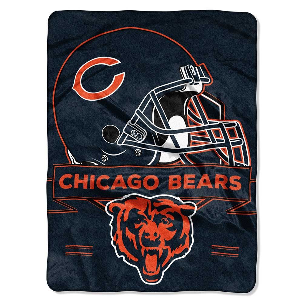 CHICAGO BEARS 60"X80" ROYAL PLUSH RASCHEL BLANKET