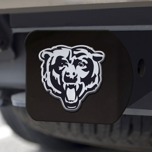 CHICAGO BEARS BLACK CHROME LOGO HITCH