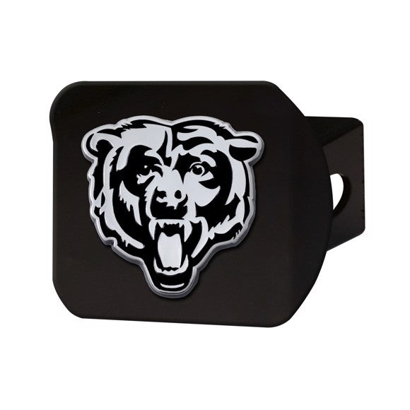 CHICAGO BEARS BLACK CHROME LOGO HITCH
