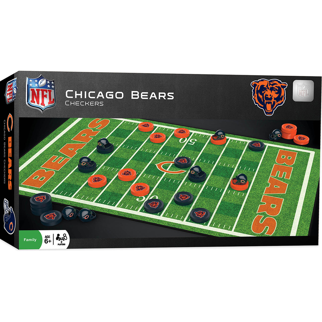 CHICAGO BEARS CHECKERS BOARD GAME