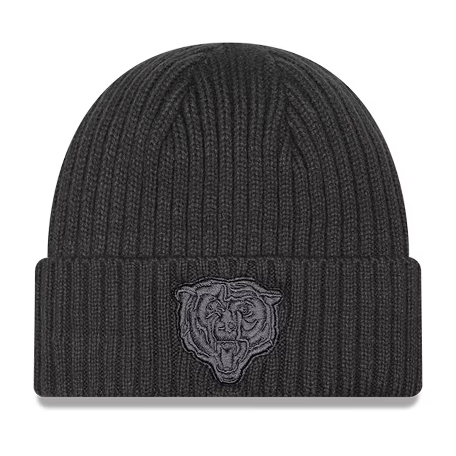 CHICAGO BEARS CORE CLASSIC KNIT BEANIE - CHARCOAL