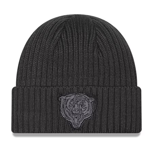 CHICAGO BEARS CORE CLASSIC KNIT BEANIE - CHARCOAL
