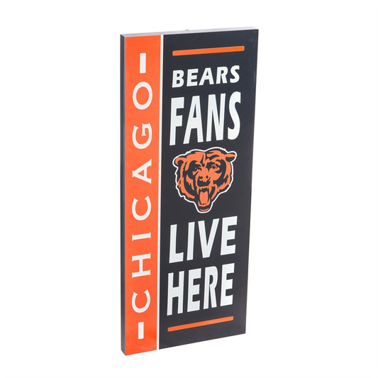 CHICAGO BEARS FAN SIGN