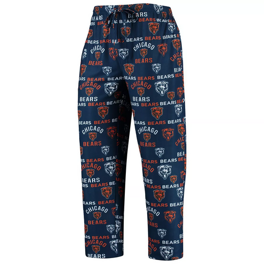 CHICAGO BEARS MEN'S FLAGSHIP ALL OVER PRINT PAJAMA PANTS