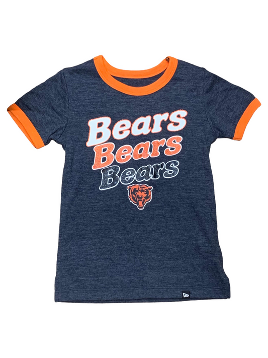 CHICAGO BEARS GIRLS TRIPLE TEAM TEE