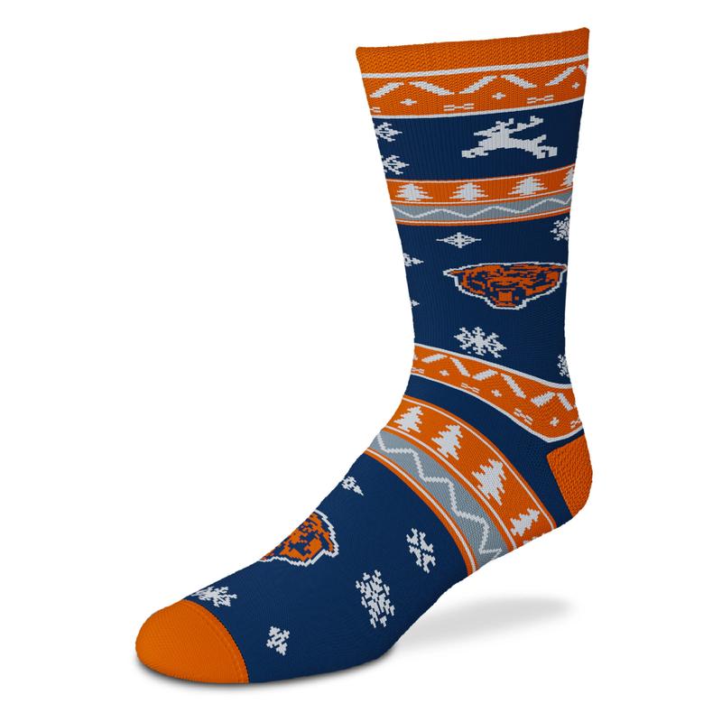 CALCETINES CON ESTAMPADO NAVIDEÑO DE LOS OSOS DE CHICAGO