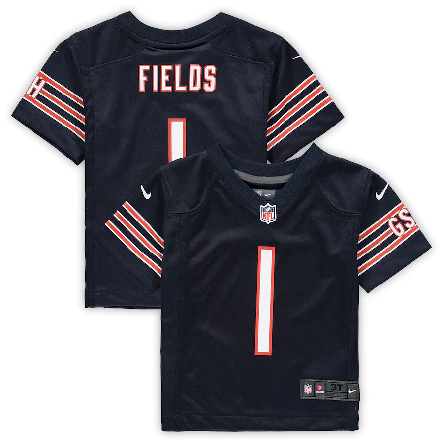 CHICAGO BEARS JERSEY DE NIÑOS DE GAMA MEDIA JUSTIN FIELDS