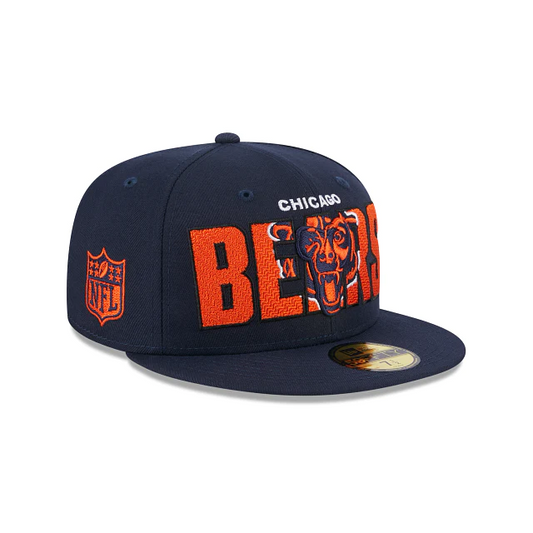 CHICAGO BEARS MEN'S 2023 NFL DRAFT ALT HAT 59FIFTY FITTED