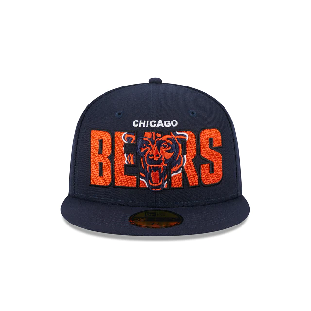 CHICAGO BEARS HOMBRE 2023 NFL DRAFT ALT SOMBRERO 59FIFTY AJUSTADO