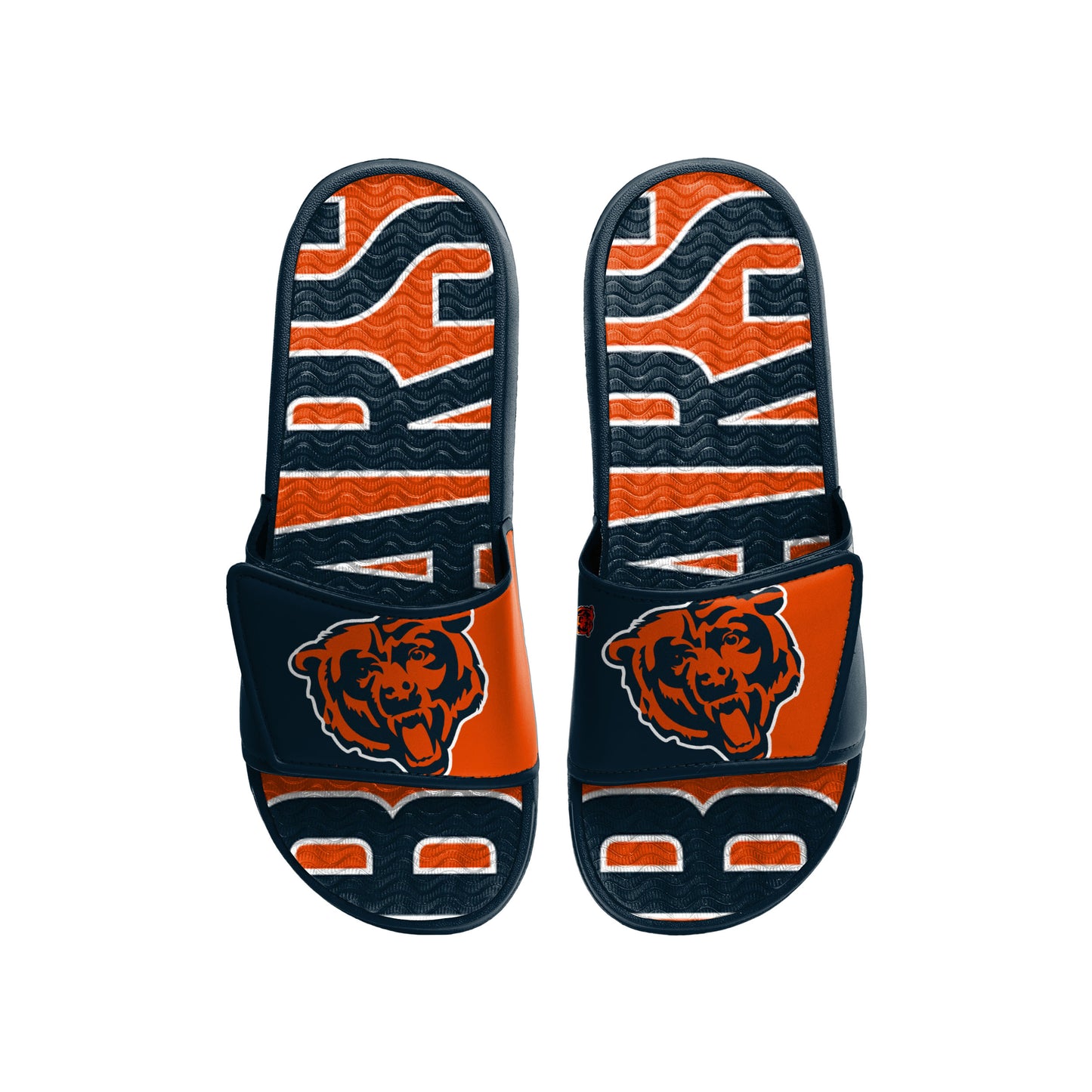 CHICAGO BEARS MEN'S BIG LOGO GEL SLIDES
