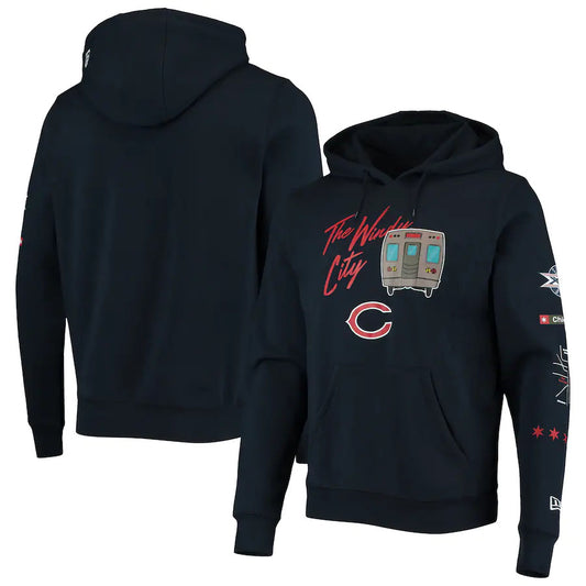 SUDADERA CON CAPUCHA CITY TRANSIT DE CHICAGO BEARS PARA HOMBRE