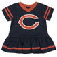 CONJUNTO DE VESTIDO Y PAÑAL PARA RECIÉN NACIDO DE LOS OSOS DE CHICAGO