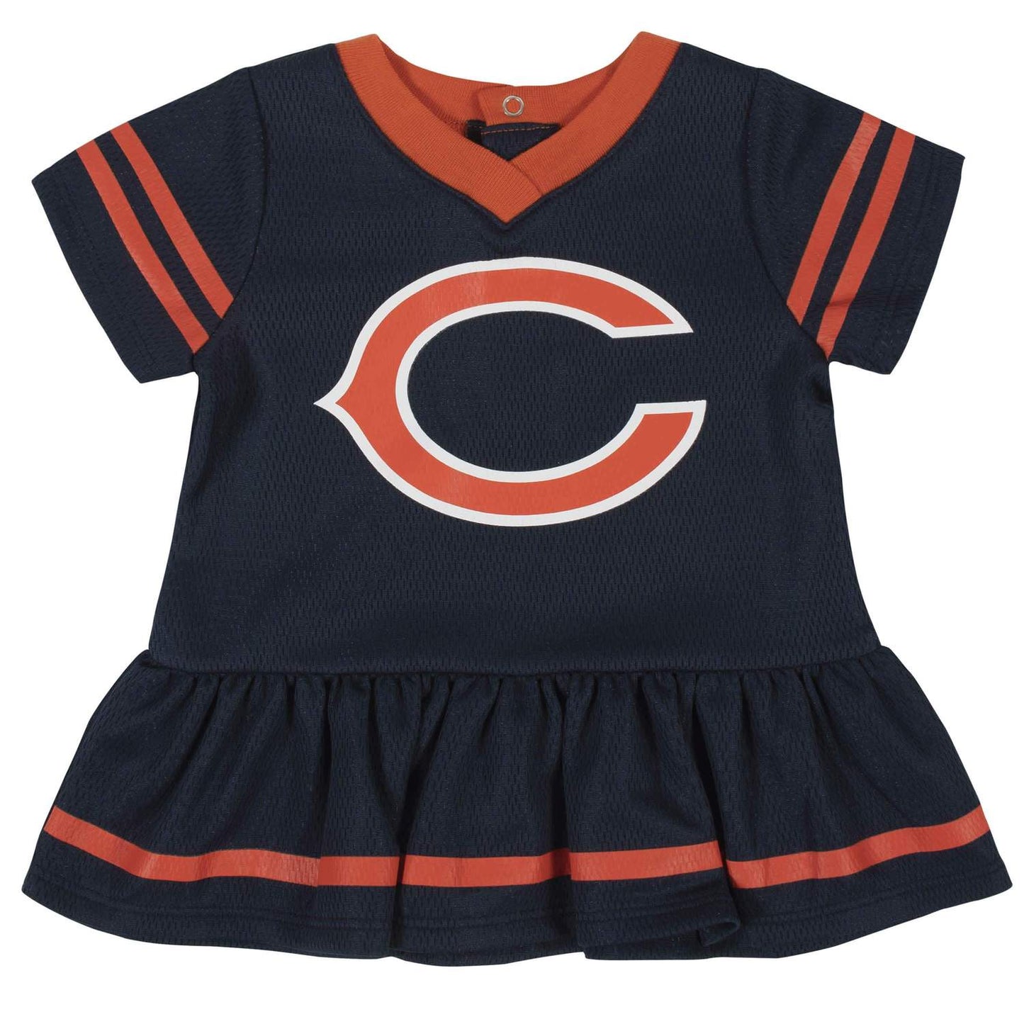 CONJUNTO DE VESTIDO Y PAÑAL PARA RECIÉN NACIDO DE LOS OSOS DE CHICAGO