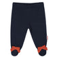 CONJUNTO DE PIJAMA DE 3 PIEZAS CON PIES DE CHICAGO BEARS NIÑA RECIÉN NACIDA