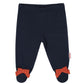 CHICAGO BEARS NEWBORN GIRLS 3-PIECE FOOTED PAJAMA SET