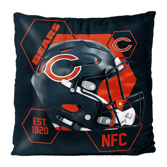 CHICAGO BEARS VELVET PILLOW