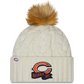 CHICAGO BEARS WOMEN'S 2022 SIDELINE CUFFED KNIT - CREAM