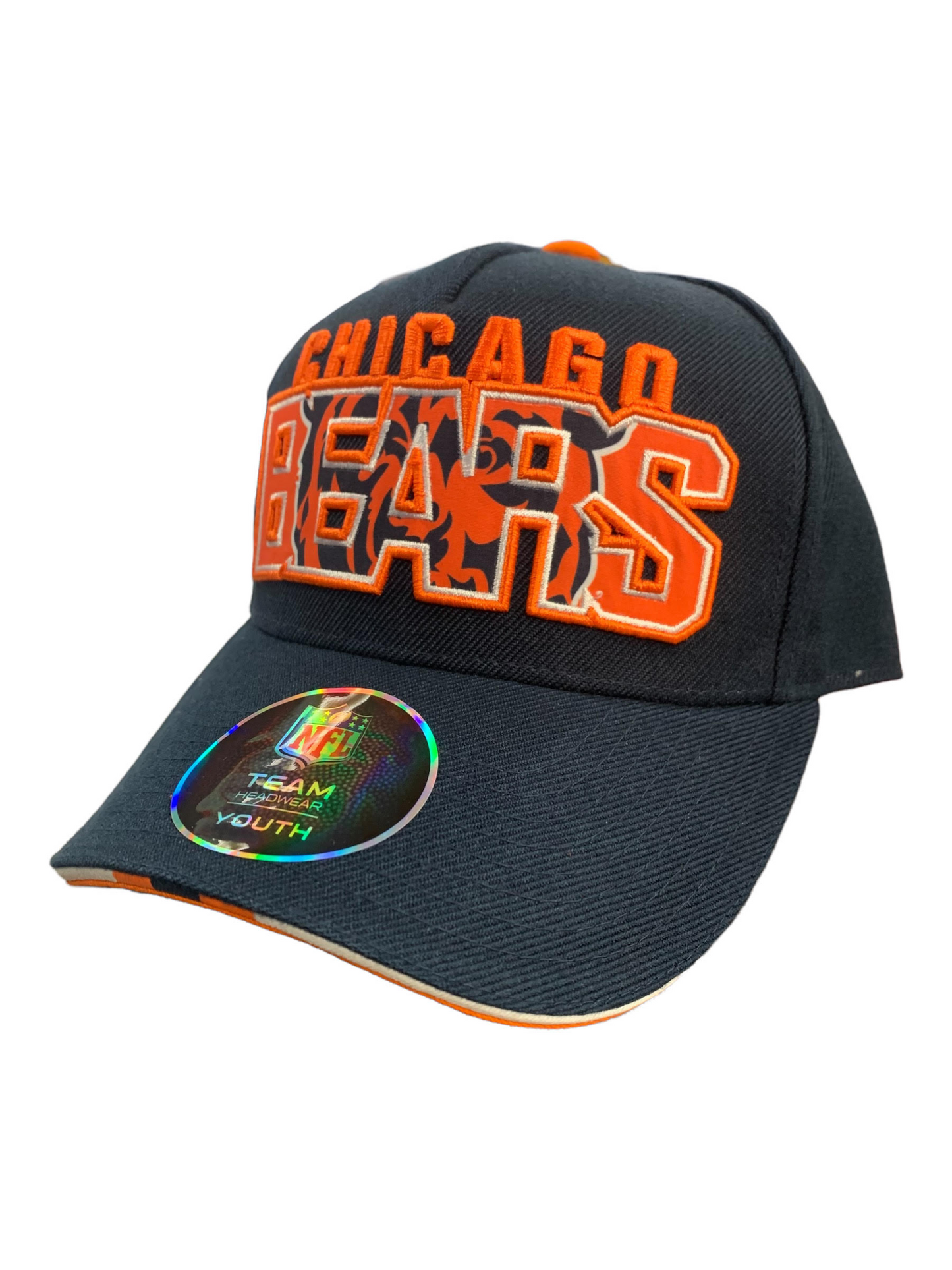 CHICAGO BEARS YOUTH ON TREND PRECURVED SNAPBACK