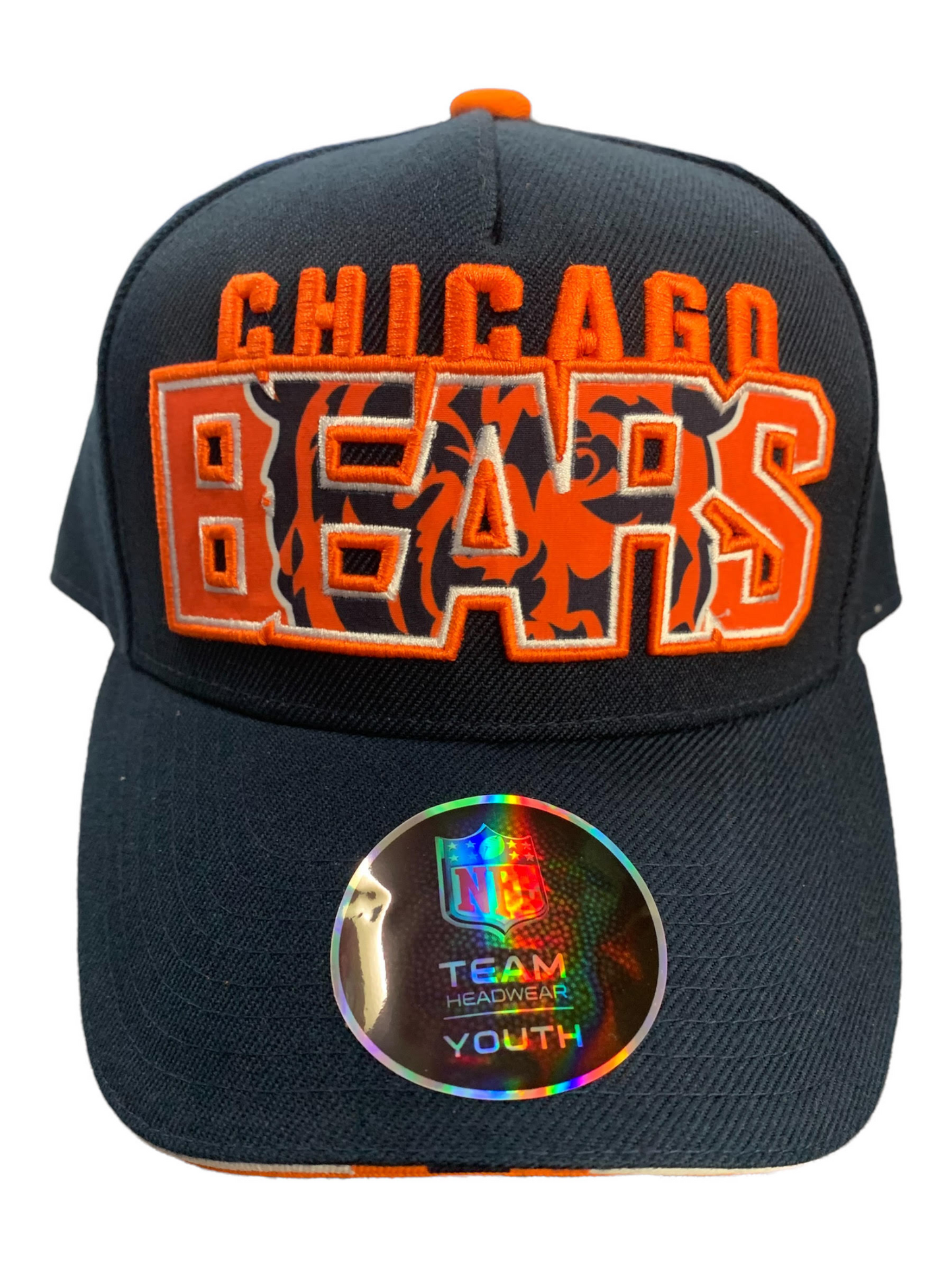 CHICAGO BEARS YOUTH ON TREND PRECURVED SNAPBACK