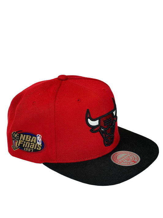 CHICAGO BULLS 1997 FINALS PATCH SNAPBACK