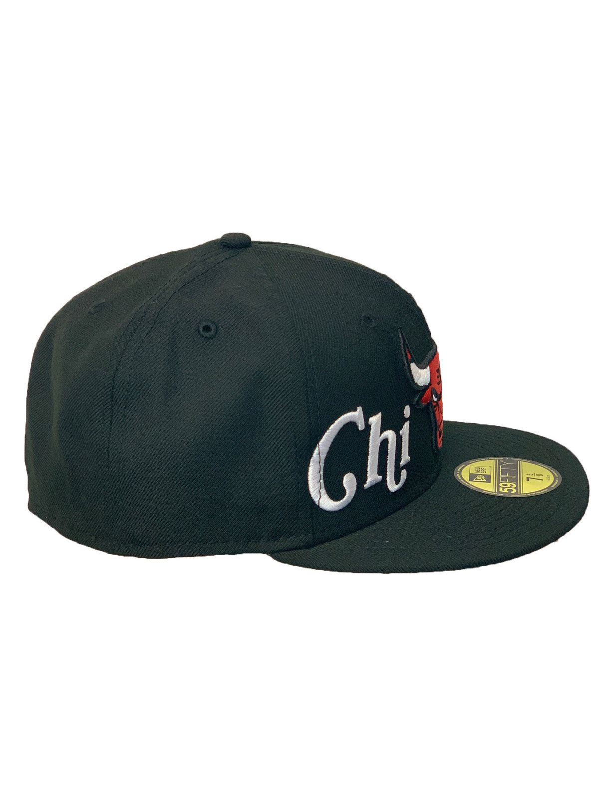 CHICAGO BULLS 9524 CITY NICKNAME 59FIFTY FITTED HAT - BLACK