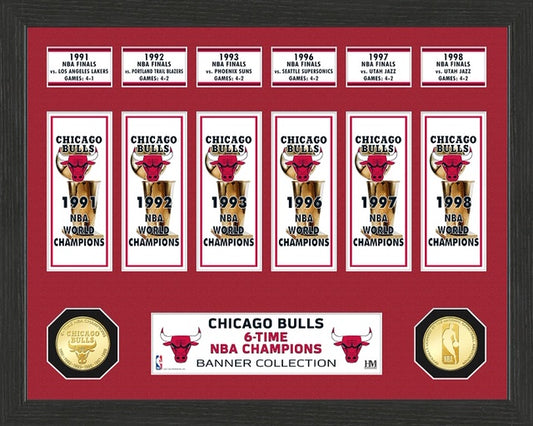 FOTO DE LA COLECCIÓN DE BANDERA DE LOS CHICAGO BULLS