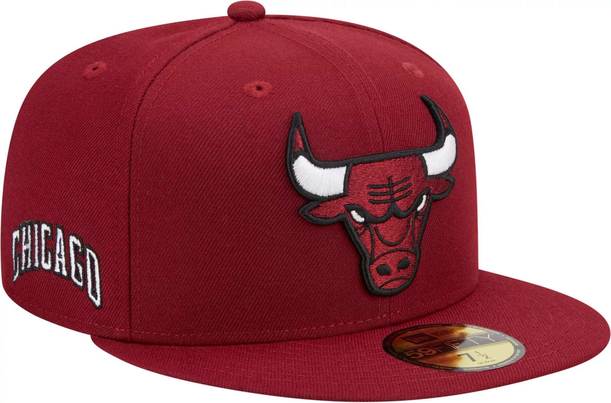 New Era Men's 2022-23 City Edition Chicago Bulls 59FIFTY Fitted Hat - 7 3/4 in