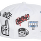 CHICAGO BULLS HAND DRAWN SNAPBACK