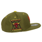CHICAGO BULLS HWC DUSTY OLIVE FITTED HAT