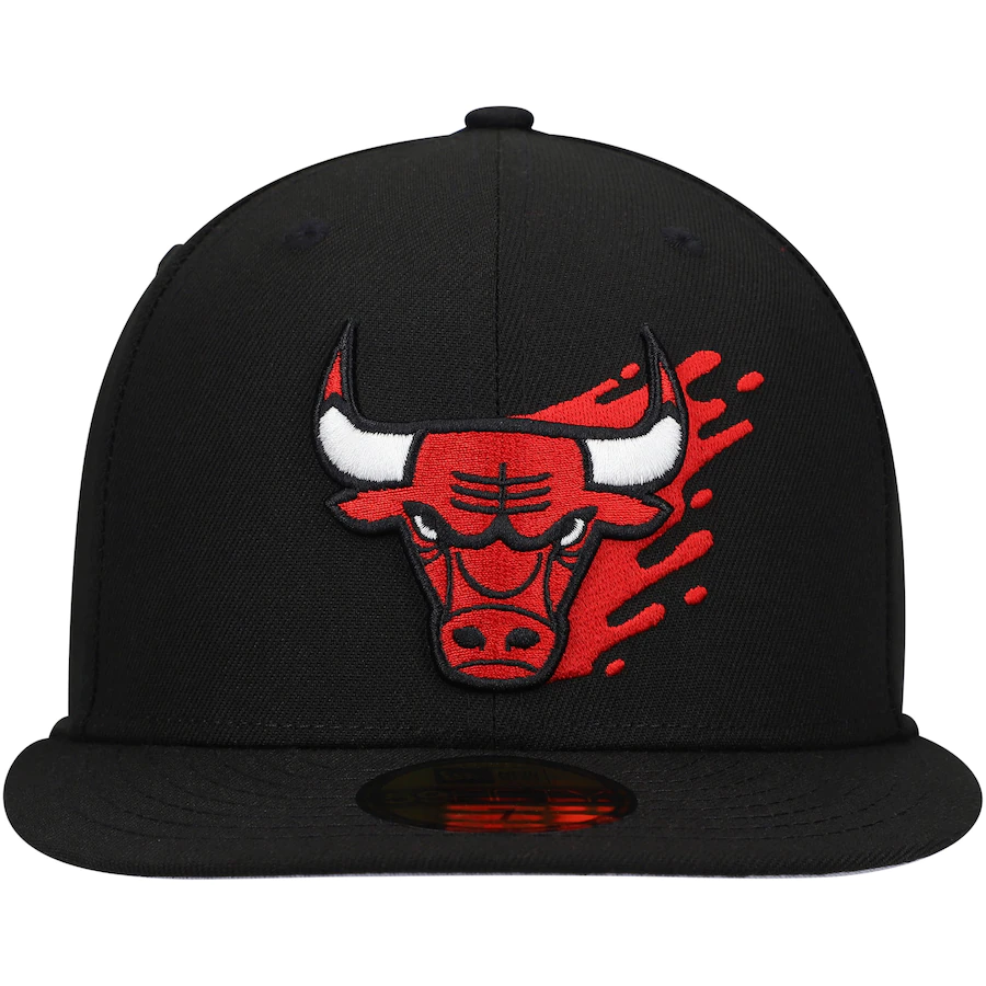 CHICAGO BULLS LOGO SPLATTER 5950 FITTED