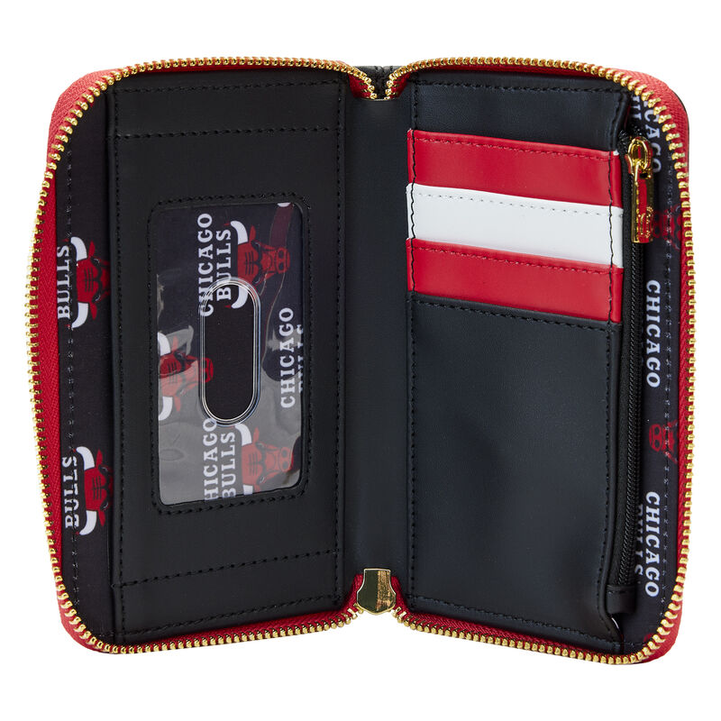 CHICAGO BULLS LOUNGEFLY LOGO WALLET