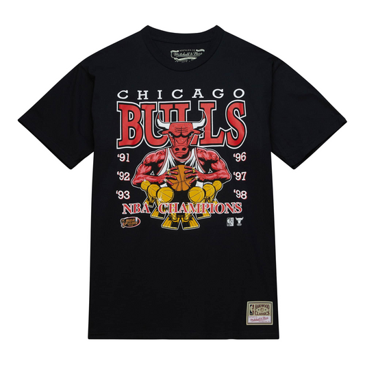 CHICAGO BULLS MEN'S MITCHEL & NESS FINALS T-SHIRT