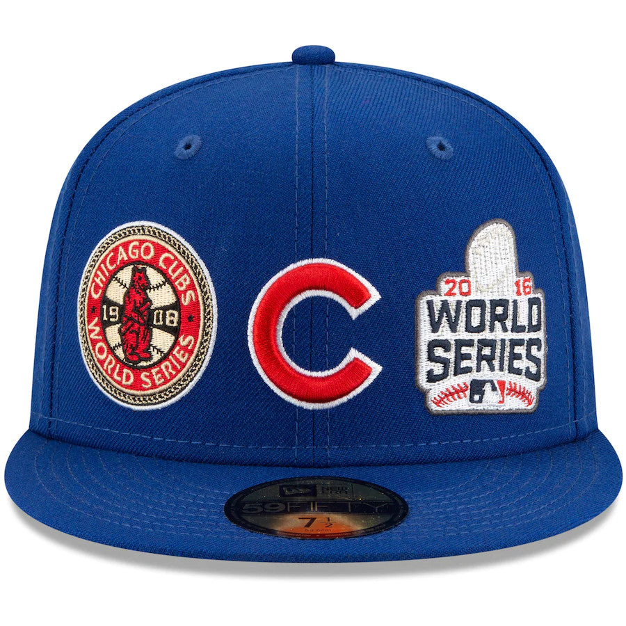 LOS CACHORROS DE CHICAGO CUENTAN LOS ANILLOS 59FIFTY EQUIPADO