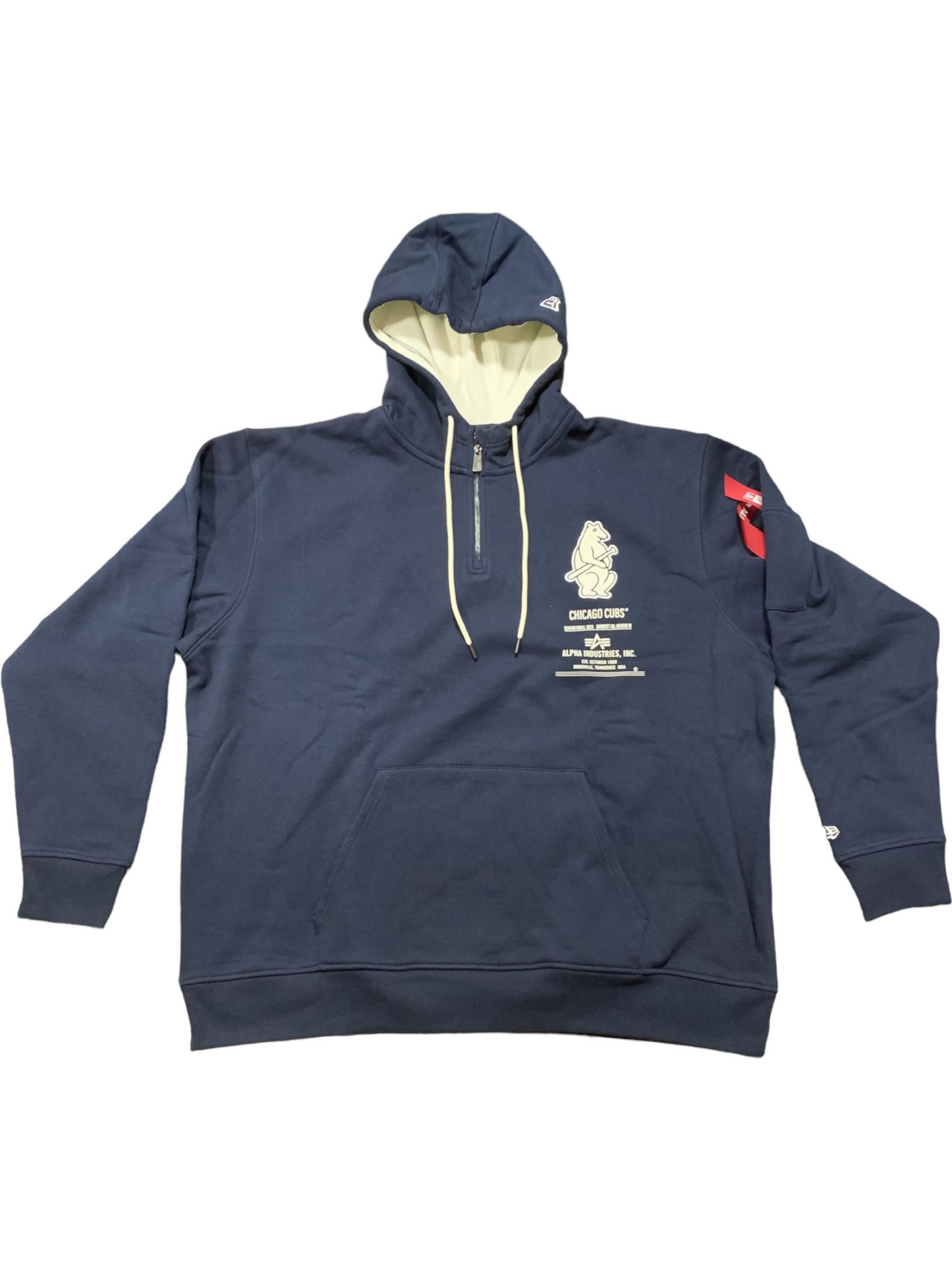CHICAGO CUBS MEN S ALPHA INDUSTRIES HOODIE SWEATSHIRT JR S SPORTS