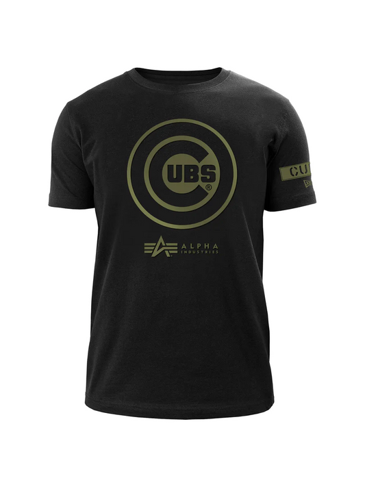 CHICAGO CUBS MEN'S ALPHA INDUSTRIES HISTORY TEE