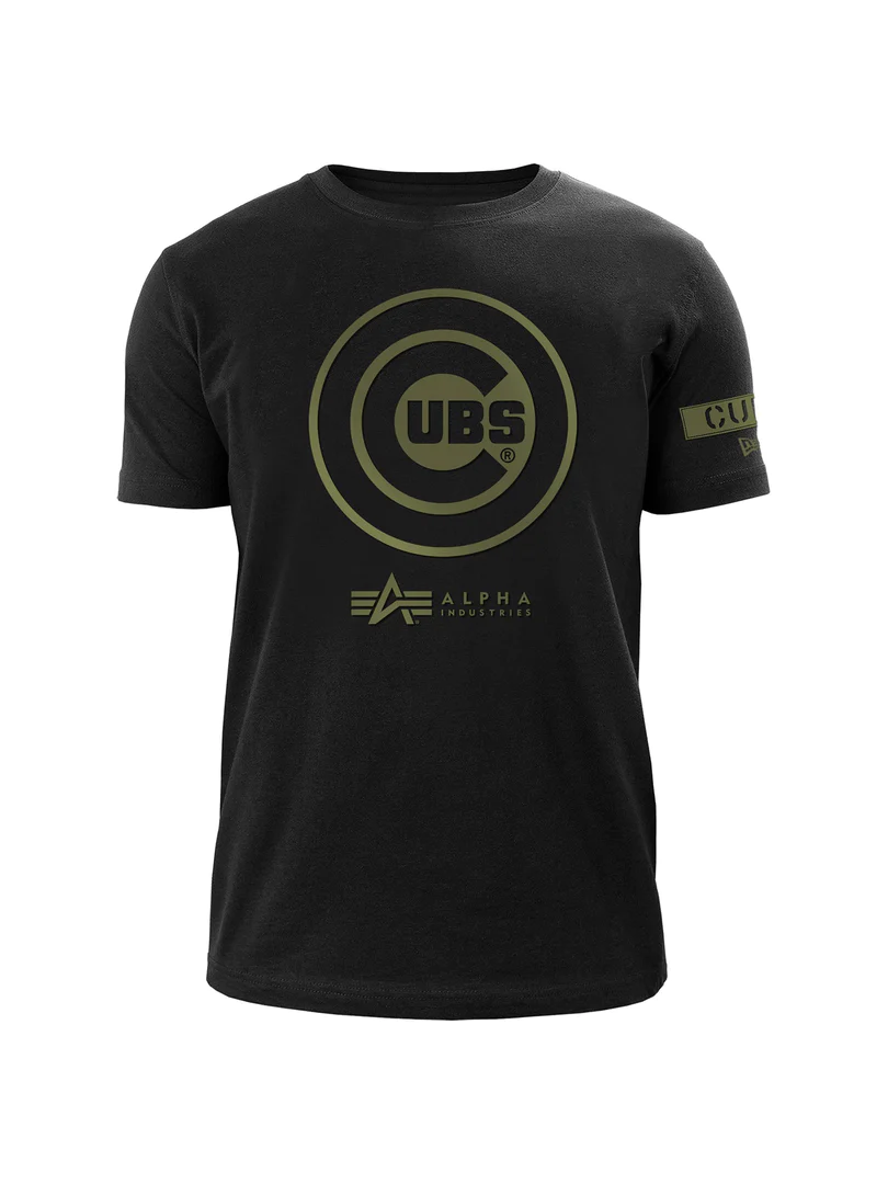 CHICAGO CUBS MEN'S ALPHA INDUSTRIES HISTORY TEE