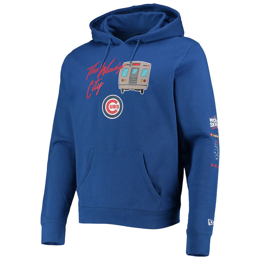 CHICAGO CUBS MEN'S CITY TRANSIT HOODIE SWEATSHIRT