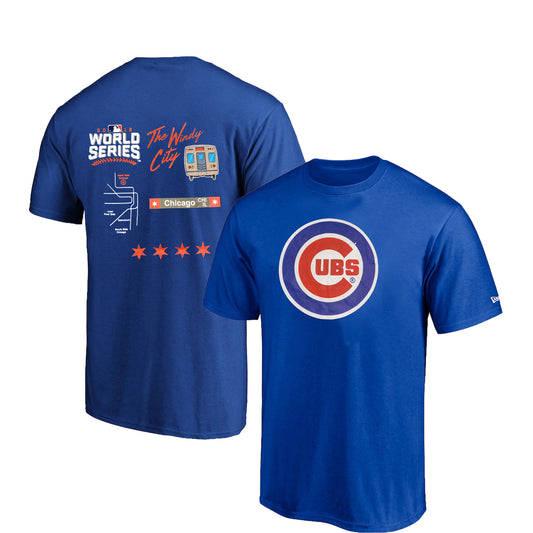 CHICAGO CUBS MEN'S CITY TRANSIT T-SHIRT