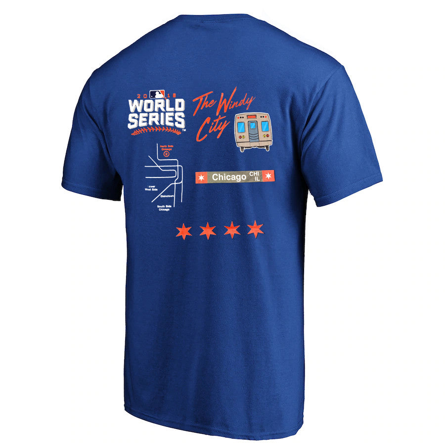 CHICAGO CUBS MEN'S CITY TRANSIT T-SHIRT