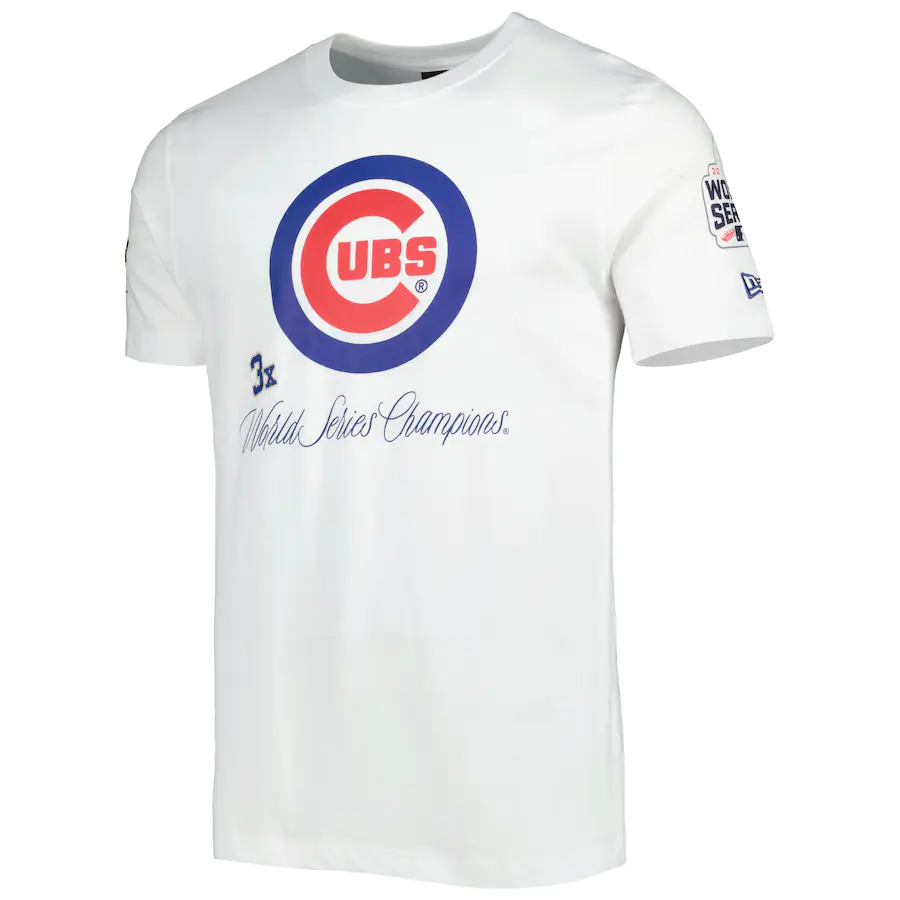 CHICAGO CUBS MEN'S HISTORIC CHAMPS TEE - WHITE