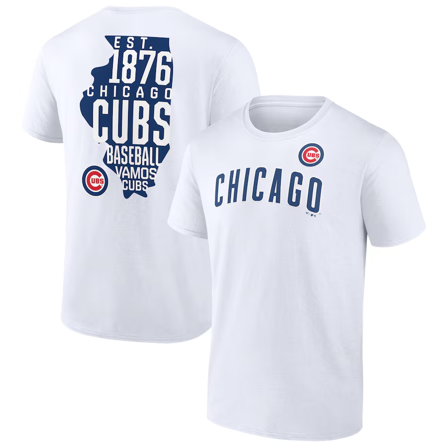 CHICAGO CUBS CAMISETA SHOT SHOT DE LA CIUDAD NATAL PARA HOMBRE