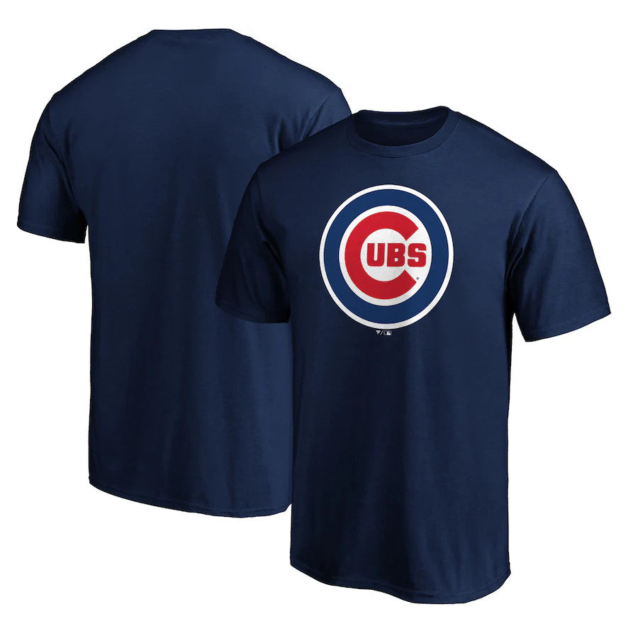 Men's Navy Chicago Cubs Official Team Logo T-Shirt Size: Medium