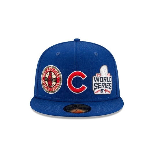 CHICAGO CUBS WORLD CHAMPIONS 9085 59FIFTY FITTED
