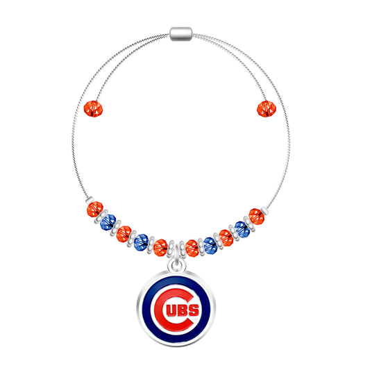 CHICAGO CUBS TWO TONE TOGGLE BRACLET