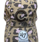CHICAGO CUBS WOMEN'S 47 BRAND ADJUSTABLE CLEAN UP HAT - KHAKI BAGHEERA