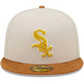 CHICAGO WHITE SOX CORD VISOR 59FIFTY FITTED HAT (CORDUROY BRIM)